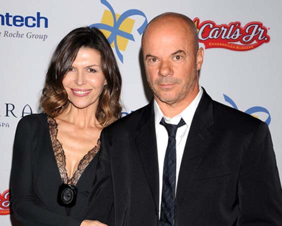 Photo of Finola Hughes and her husband Russell Young.