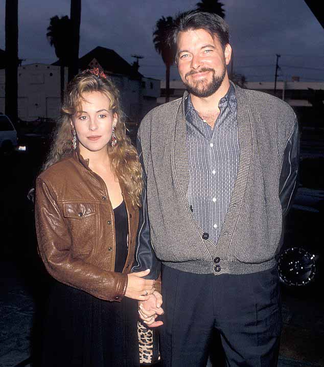 Photo of Genie Francis and her husband, Jonathan Frakes.