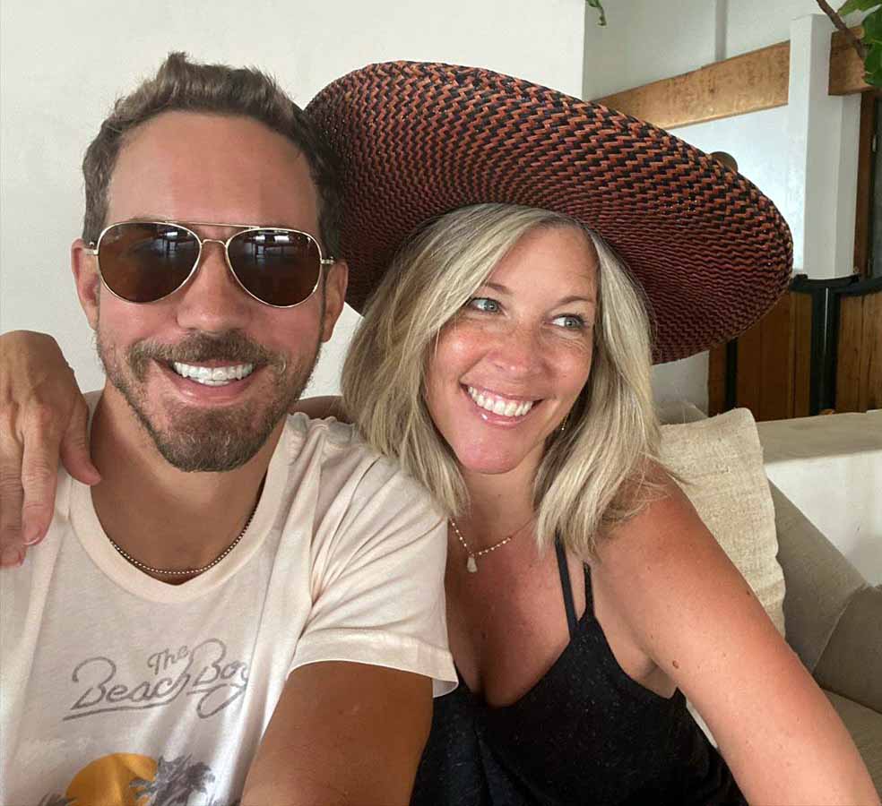 Photo of Laura Wright and her boyfriend, Wes Ramsey.