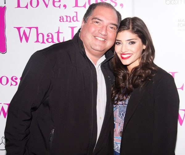 Amanda Setton With Her Father, 