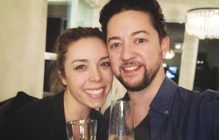 Bradford Anderson with his Wife