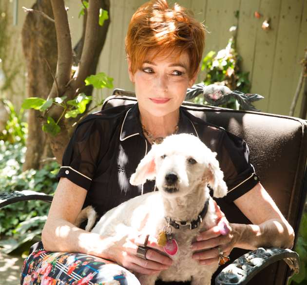 Carolyn Hennesy as an animal advocator