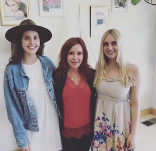Jacklyn Zeman with her daughters, Cassidy and Lacey