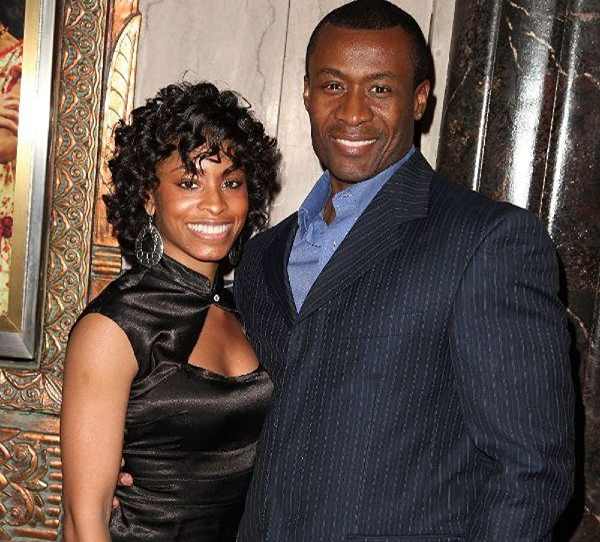 Sean Blakemore with his wife, Nadyia Jones