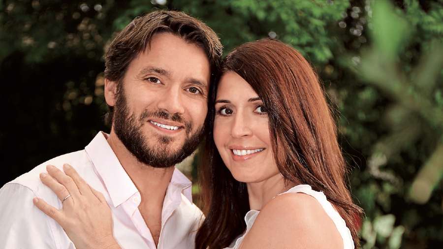 Dominic Zamprogna with his wife, Linda Leslie