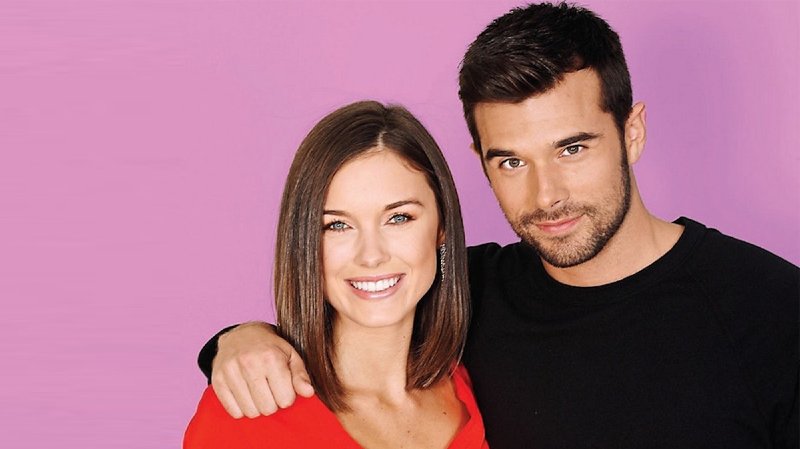 Katelyn Macmullen with her on-screen partner, Josh Swickard